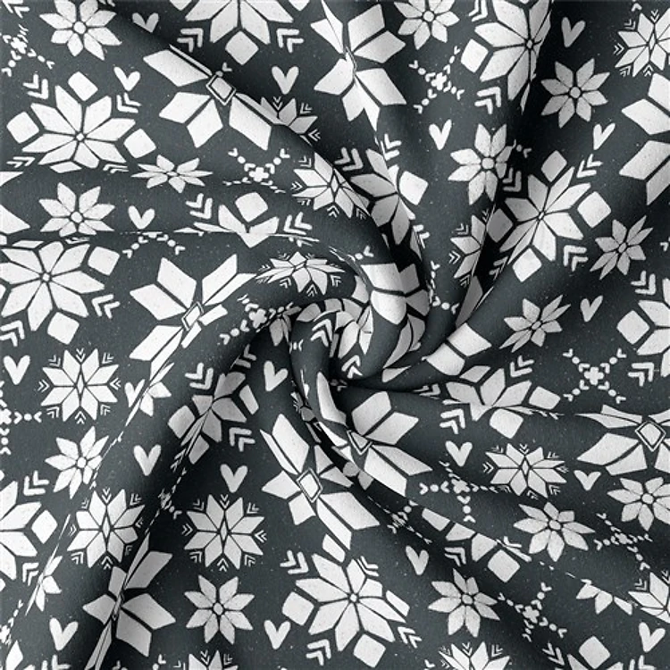 Christmas Double Brushed Polyester Fabric Jersey Stretchy Soft Polyester Stretch Fabric