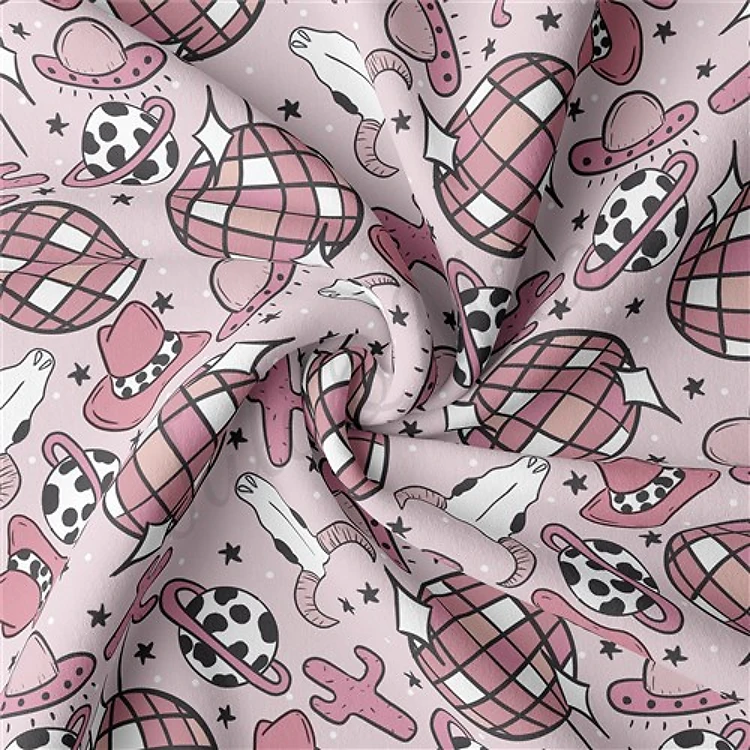 DBPparty Double Brushed Polyester Fabric Jersey Stretchy Soft Polyester Stretch Fabric