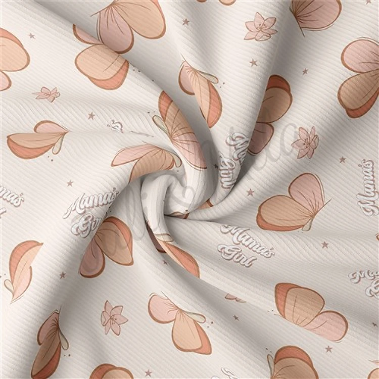 Rib Knit Fabric by Yard, RBK1446 & Get a Free $89.99 Embroidery Bundle