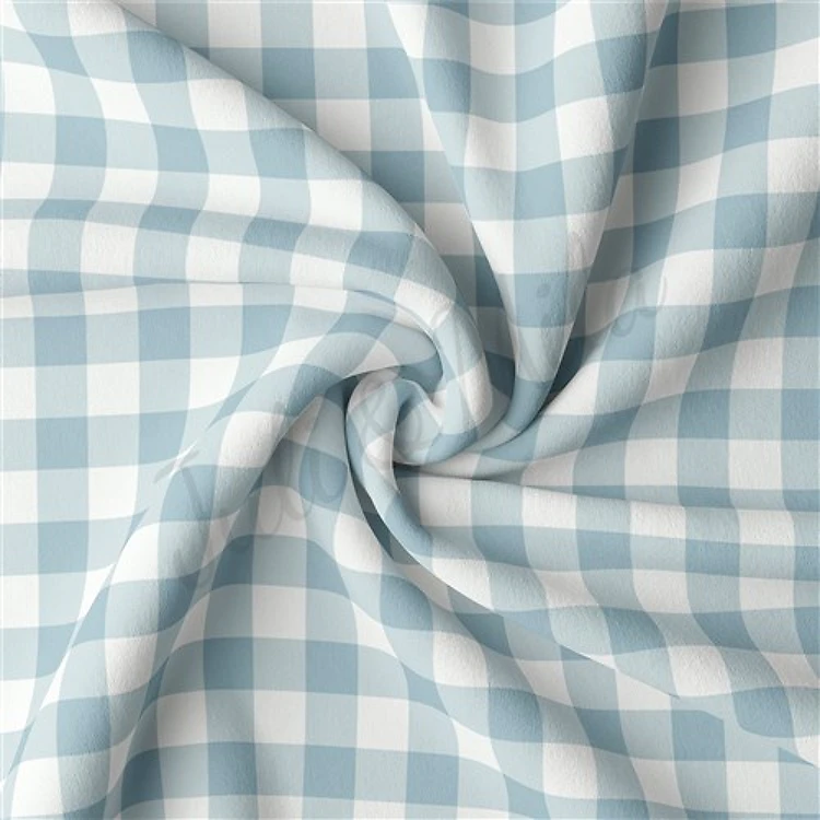 Double Brushed Polyester Fabric Jersey Stretchy Soft Polyester Stretch Fabric