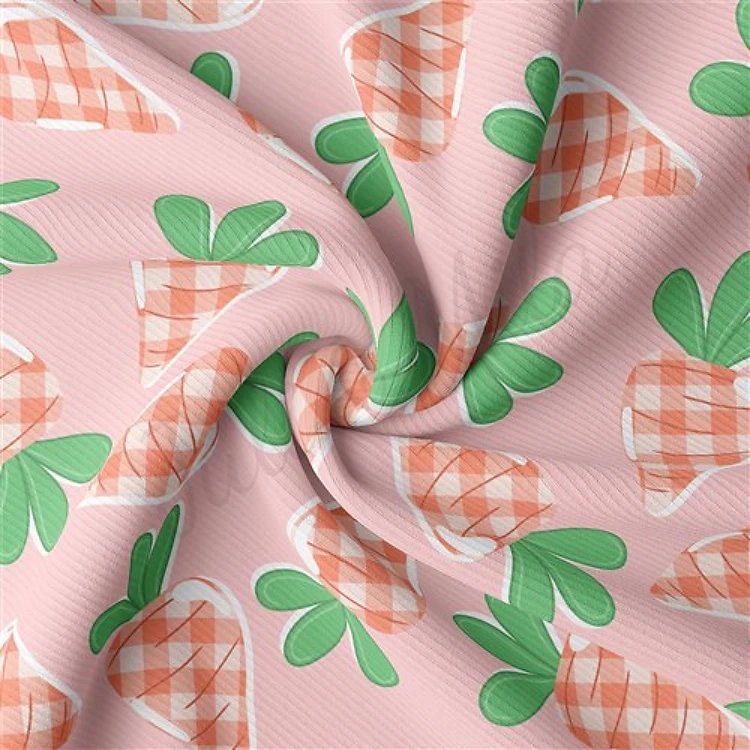 Easter Rib Knit Fabric by Yard, RBK2022 & Get a Free $89.99 Embroidery Bundle