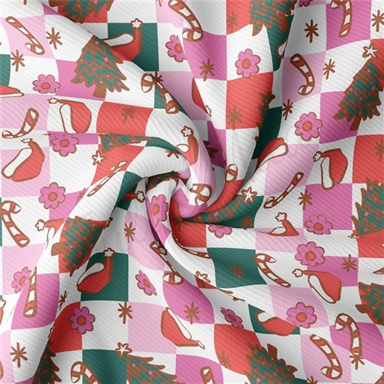 Rib Knit Fabric by Yard, RBK2009 & Get a Free $89.99 Embroidery Bundle