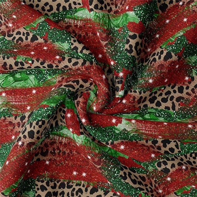 Christmas Rib Knit Fabric by Yard, RBK2031 & Get a Free $89.99 Embroidery Bundle