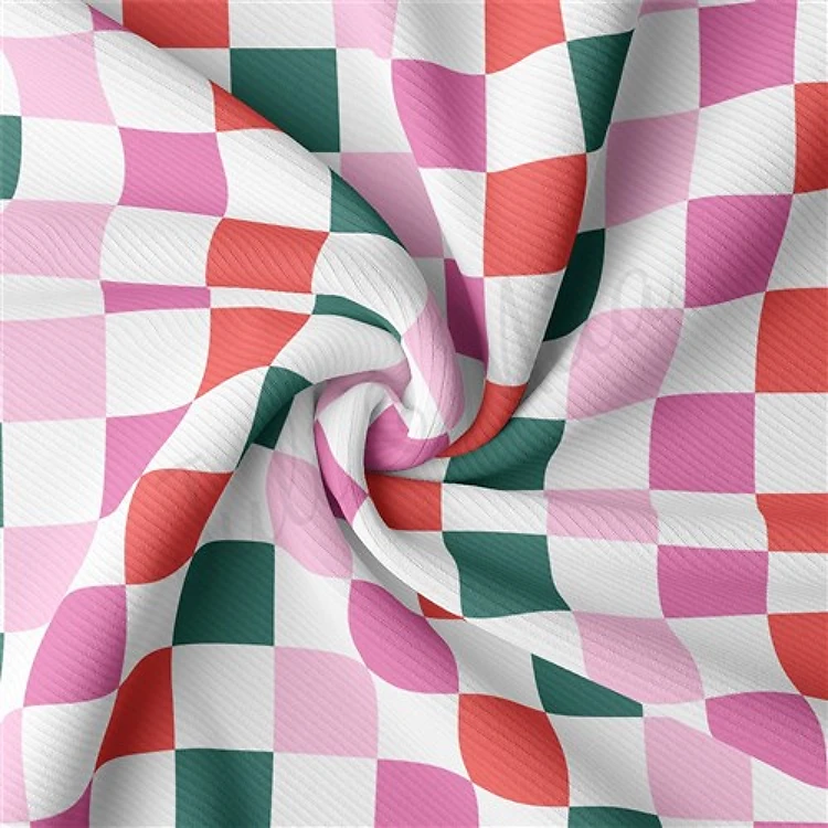 Christmas Rib Knit Fabric by Yard, RBK2008 & Get a Free $89.99 Embroidery Bundle