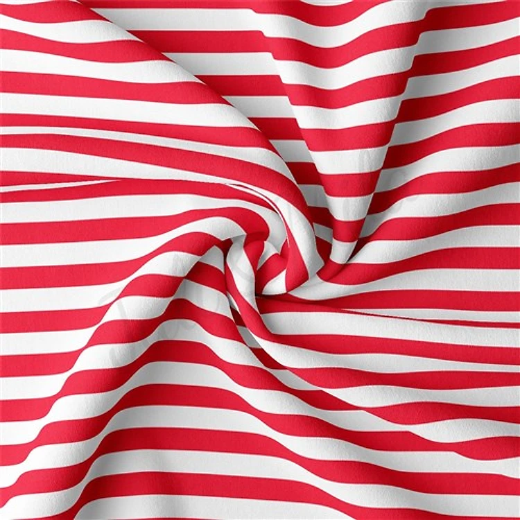 Double Brushed Polyester Fabric Jersey Stretchy Soft Polyester Stretch Fabric