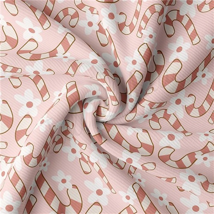 Rib Knit Fabric by Yard, 4th of July RBK1725 & Get a Free $89.99 Embroidery Bundle
