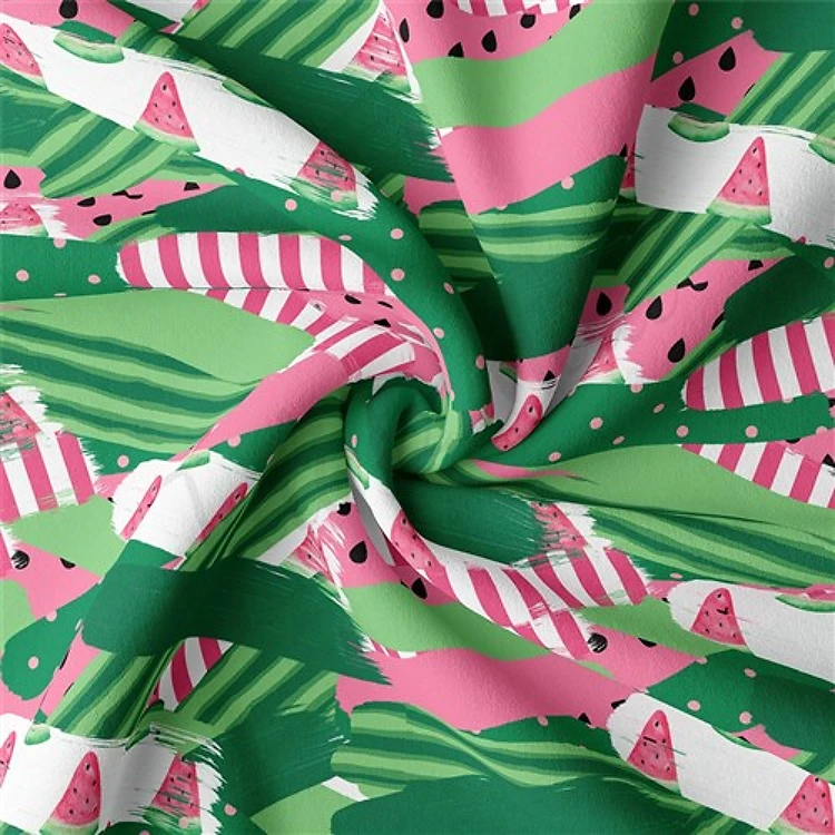 Double Brushed Polyester Fabric Jersey Stretchy Soft Polyester Stretch Fabric