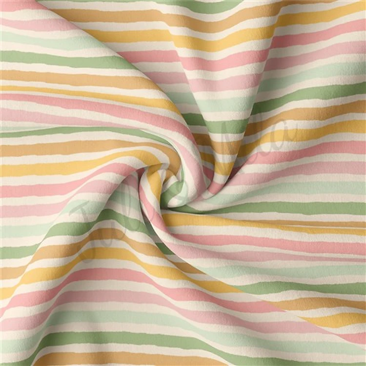 Double Brushed Polyester Fabric Jersey Stretchy Soft Polyester Stretch Fabric