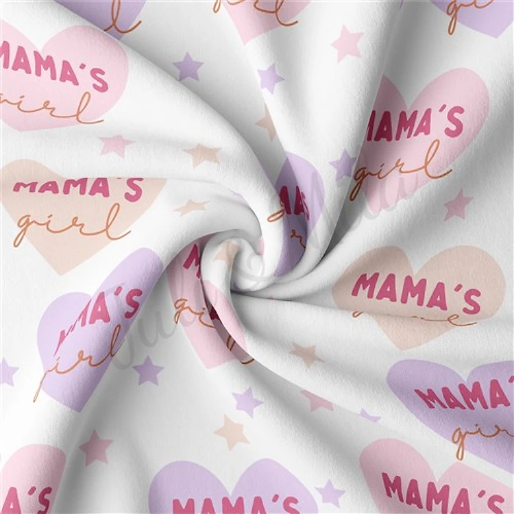 Double Brushed Polyester Fabric Jersey Stretchy Soft Polyester Stretch Fabric