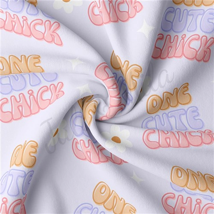 Easter Double Brushed Polyester Fabric Jersey Stretchy Soft Polyester Stretch Fabric