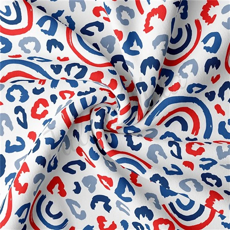 Double Brushed Polyester Fabric Jersey Stretchy Soft Polyester Stretch Fabric