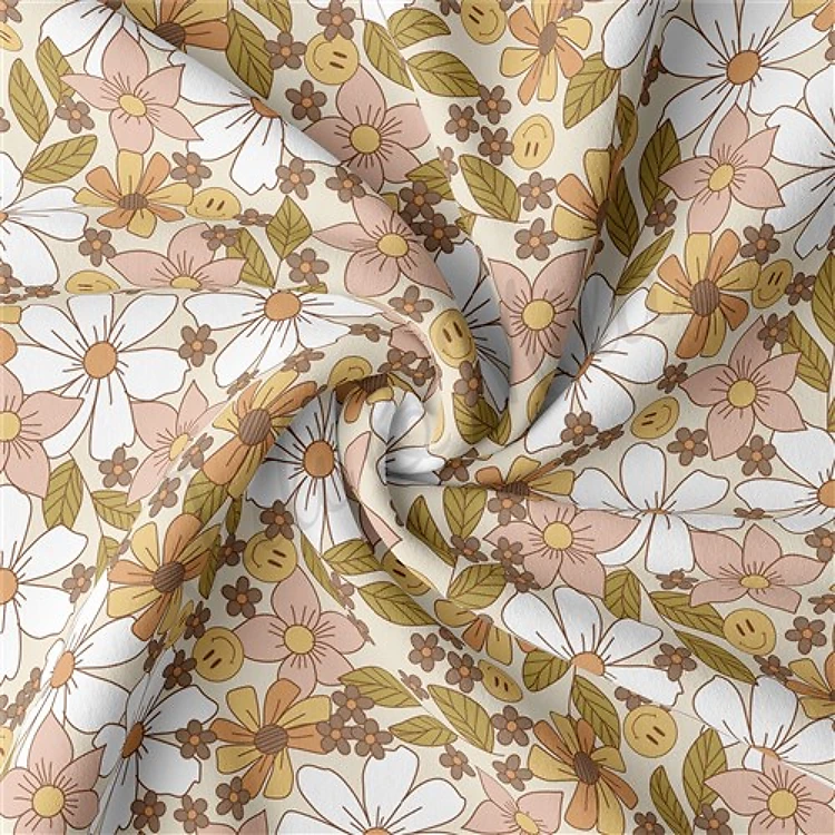 Double Brushed Polyester Fabric Jersey Stretchy Soft Polyester Stretch Fabric