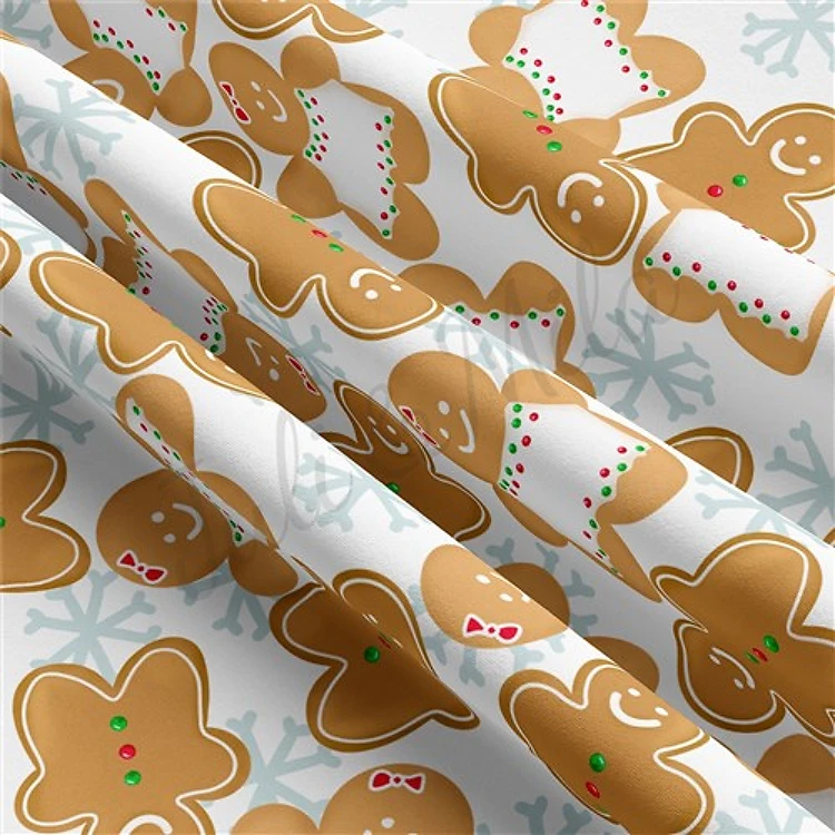 Christmas Double Brushed Polyester Fabric Jersey Stretchy Soft Polyester Stretch Fabric