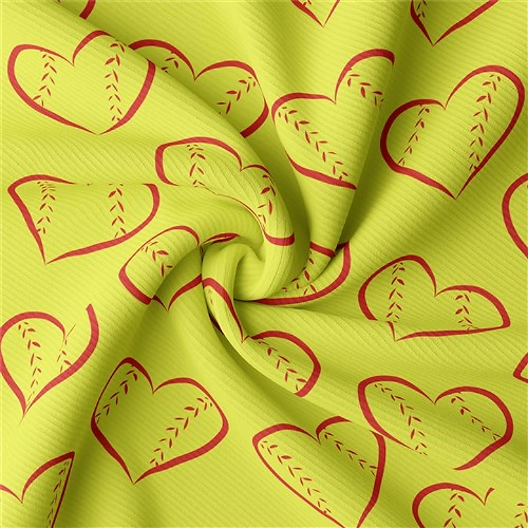 Softball Rib Knit Fabric, RBK1622 & Get a Free $89.99 Embroidery Bundle