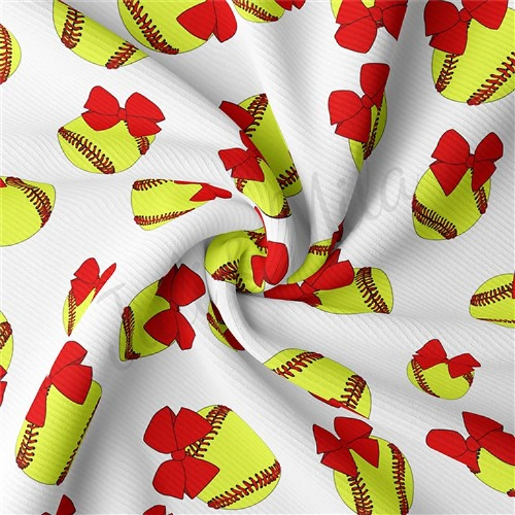 Softball Rib Knit Fabric, RBK1531 & Get a Free $89.99 Embroidery Bundle