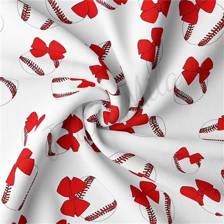 Baseball Double Brushed Polyester Fabric Jersey Stretchy Soft Polyester Stretch Fabric