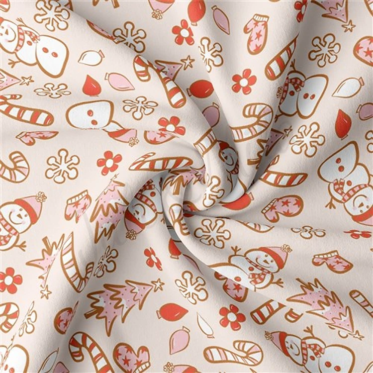 Double Brushed Polyester Fabric Jersey Stretchy Soft Polyester Stretch Fabric