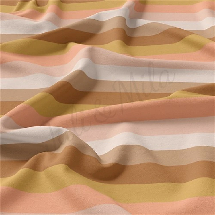 Double Brushed Polyester Fabric Jersey Stretchy Soft Polyester Stretch Fabric