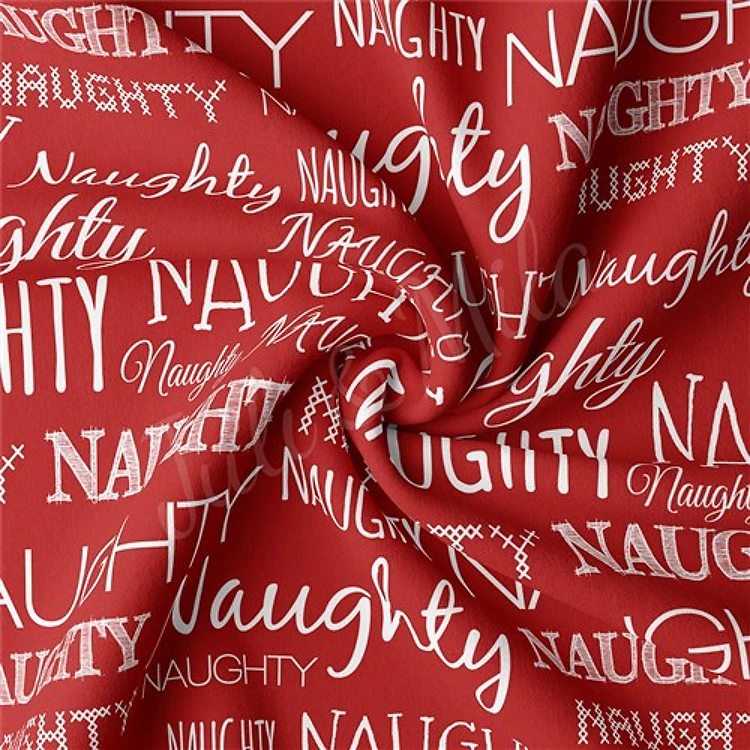 Christmas Double Brushed Polyester Fabric Jersey Stretchy Soft Polyester Stretch Fabric