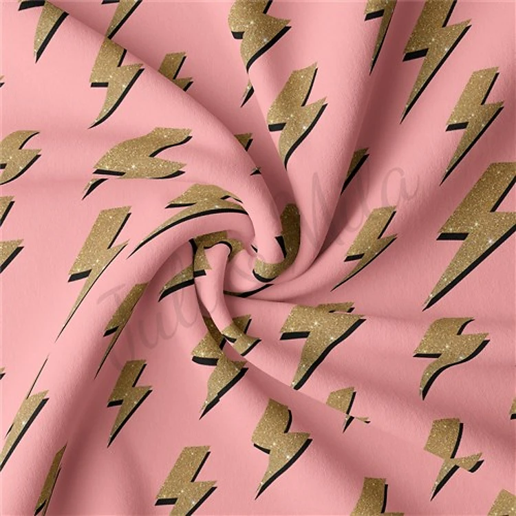 Double Brushed Polyester Fabric Jersey Stretchy Soft Polyester Stretch Fabric