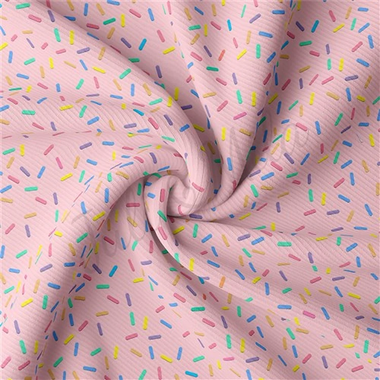 Double Brushed Polyester Fabric Jersey Stretchy Soft Polyester Stretch Fabric