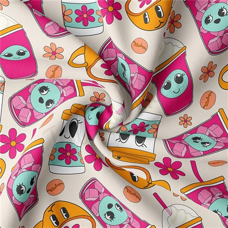 Double Brushed Polyester Fabric Jersey Stretchy Soft Polyester Stretch Fabric