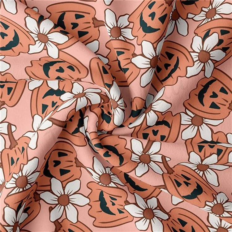 Double Brushed Polyester Fabric Jersey Stretchy Soft Polyester Stretch Fabric