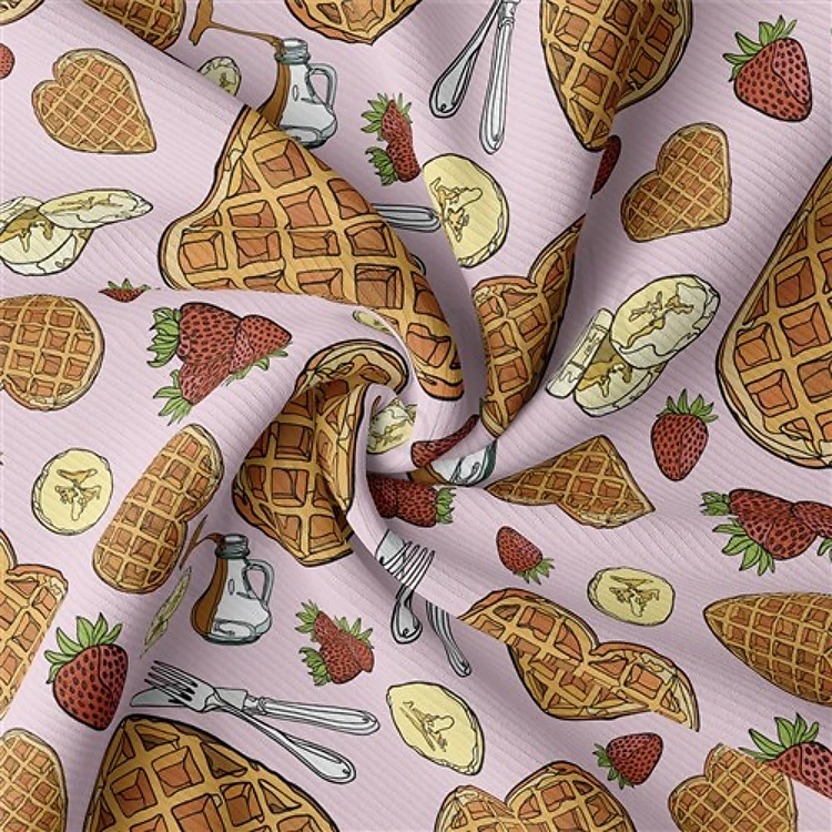 Valentine's Day Rib Knit Fabric, RBK2074 & Get a Free $89.99 Embroidery Bundle