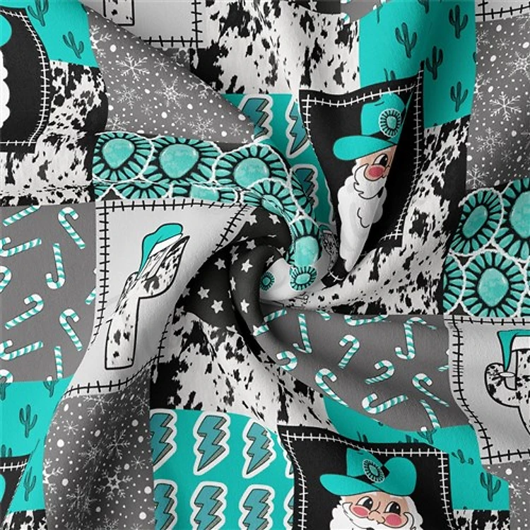 Christmas Double Brushed Polyester Fabric Jersey Stretchy Soft Polyester Stretch Fabric