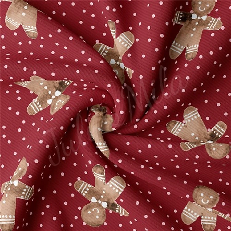Christmas Rib Knit Fabric, RBK2201 & Get a Free $89.99 Embroidery Bundle