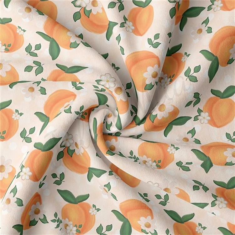 Double Brushed Polyester Fabric Jersey Stretchy Soft Polyester Stretch Fabric