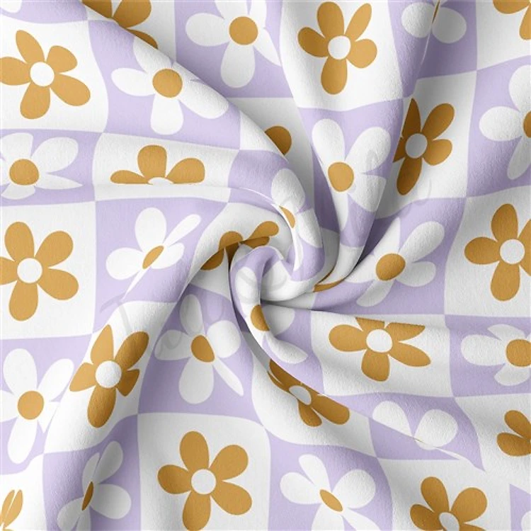 Double Brushed Polyester Fabric Jersey Stretchy Soft Polyester Stretch Fabric