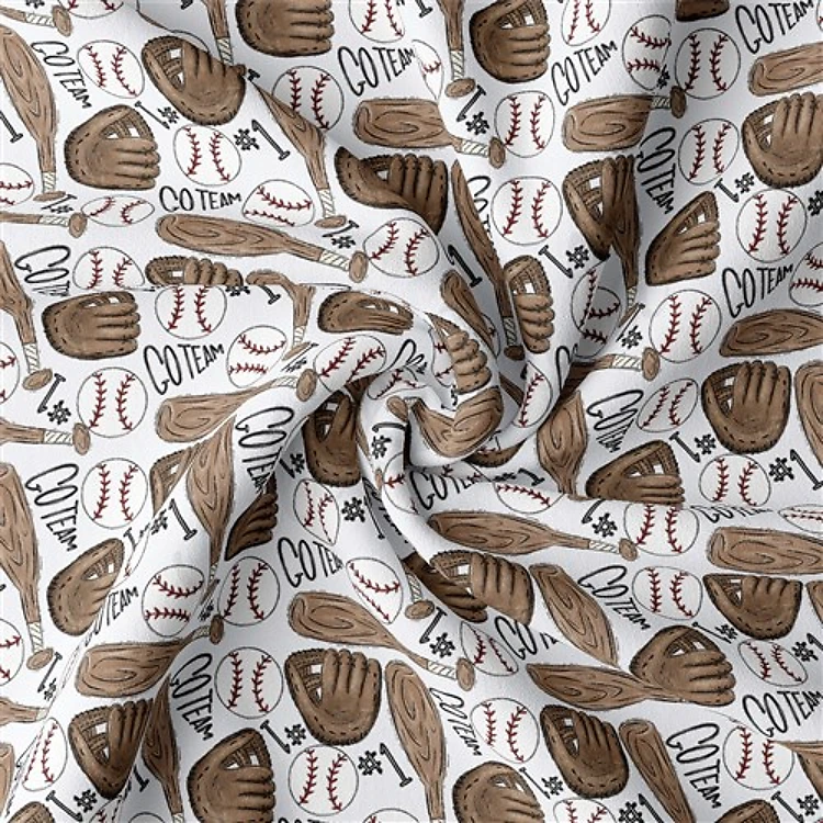 Baseball Double Brushed Polyester Fabric Jersey Stretchy Soft Polyester Stretch Fabric