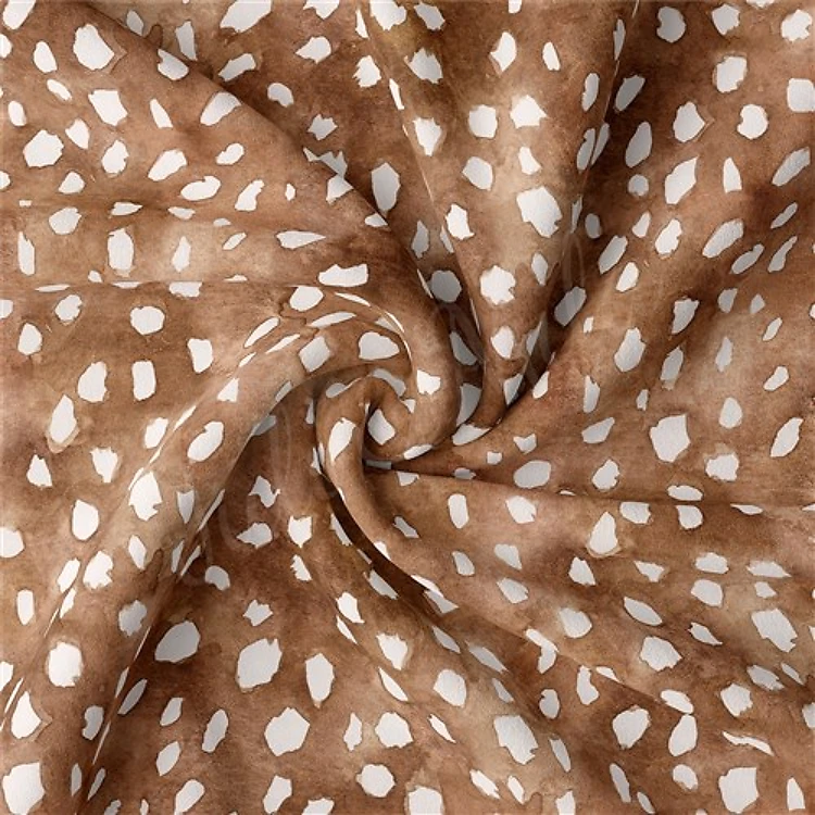 Double Brushed Polyester Fabric Jersey Stretchy Soft Polyester Stretch Fabric