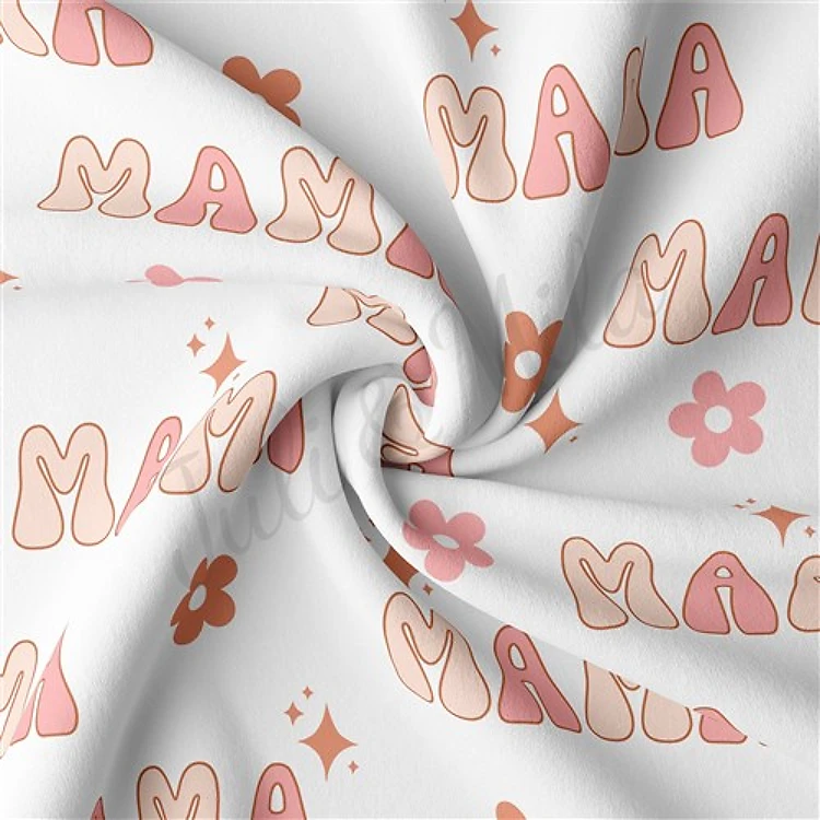 Double Brushed Polyester Fabric Jersey Stretchy Soft Polyester Stretch Fabric