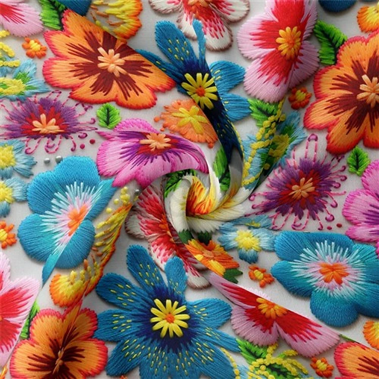 Embroidery Double Brushed Polyester Fabric Jersey Stretchy Soft Polyester Stretch Fabric