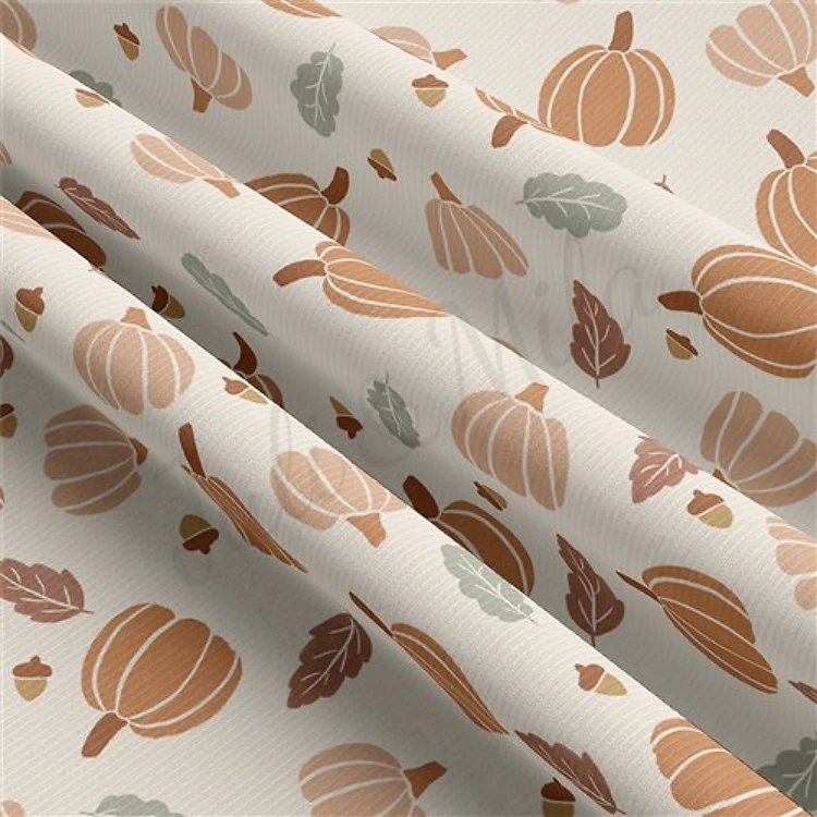 Autumn Fall Halloween Rib Knit Fabric, AA1839 & Get a Free $89.99 Embroidery Bundle