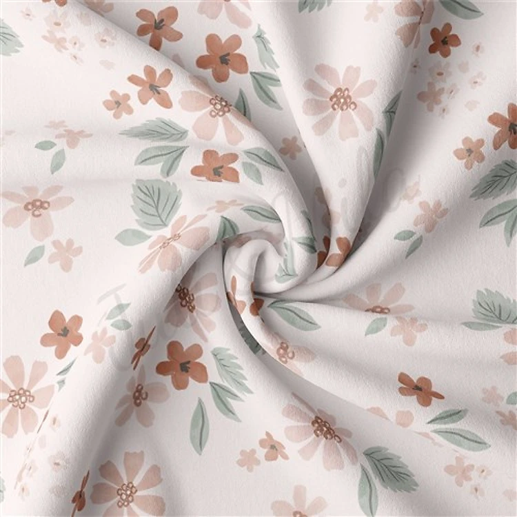 Easter Double Brushed Polyester Fabric Jersey Stretchy Soft Polyester Stretch Fabric
