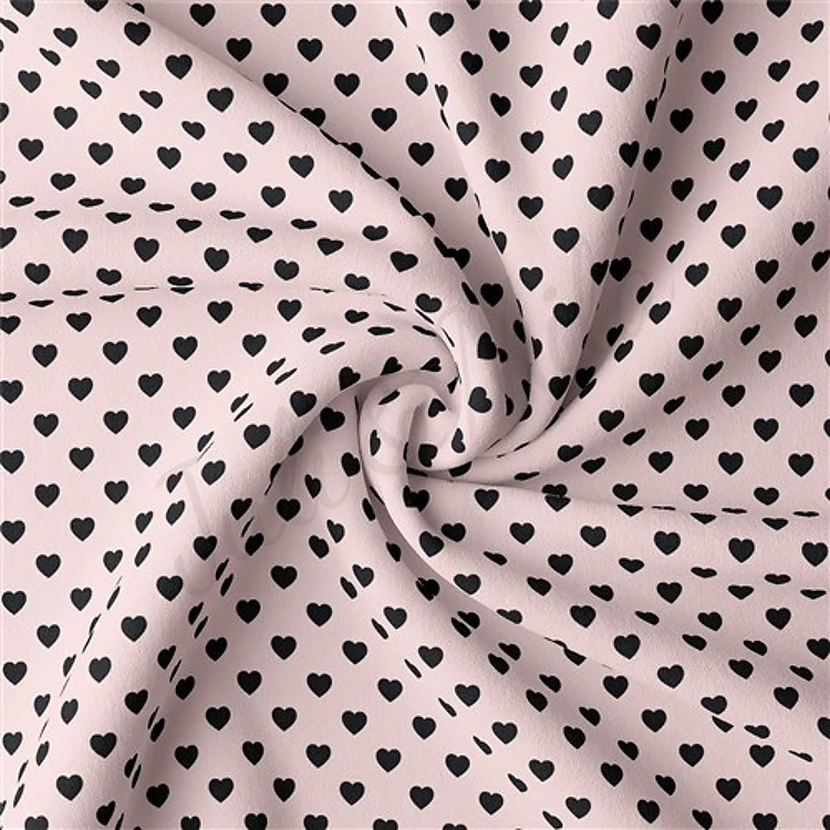 Double Brushed Polyester Fabric Jersey Stretchy Soft Polyester Stretch Fabric
