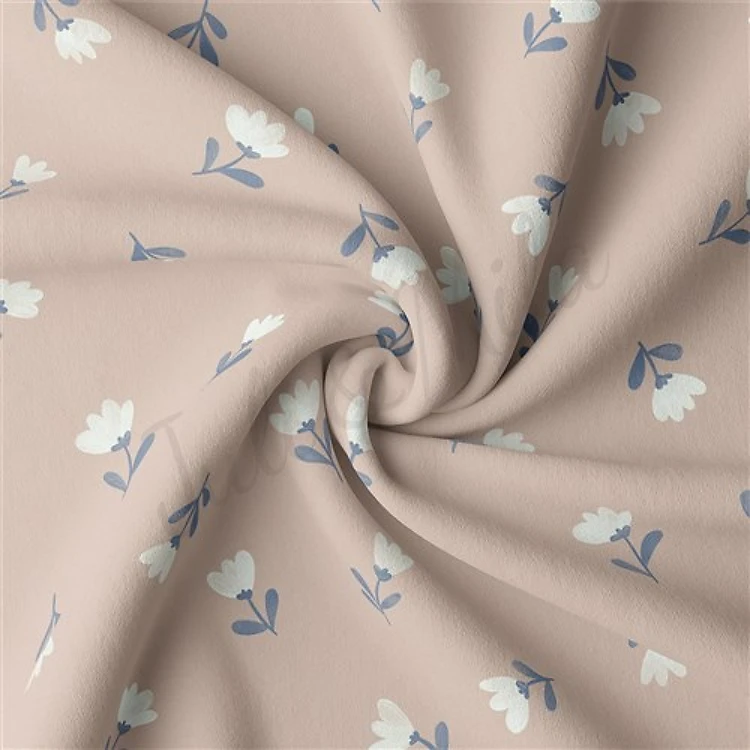 Easter Double Brushed Polyester Fabric Jersey Stretchy Soft Polyester Stretch Fabric