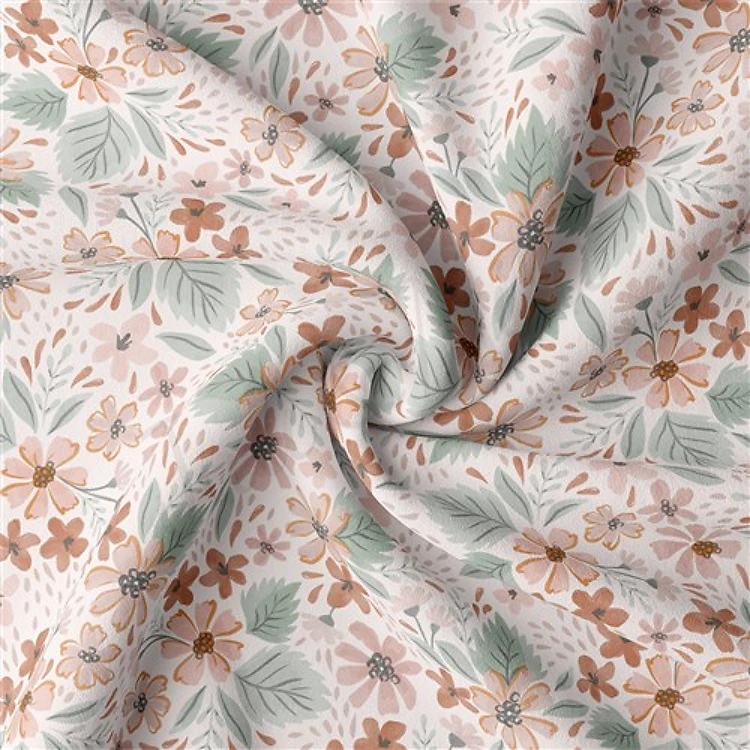 Easter Double Brushed Polyester Fabric Jersey Stretchy Soft Polyester Stretch Fabric