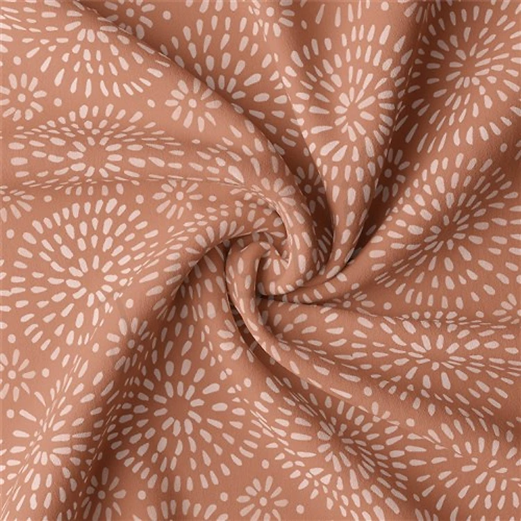 Double Brushed Polyester Fabric Jersey Stretchy Soft Polyester Stretch Fabric