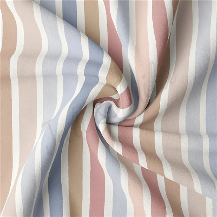 Double Brushed Polyester Fabric Jersey Stretchy Soft Polyester Stretch Fabric