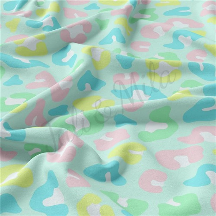 Double Brushed Polyester Fabric Jersey Stretchy Soft Polyester Stretch Fabric