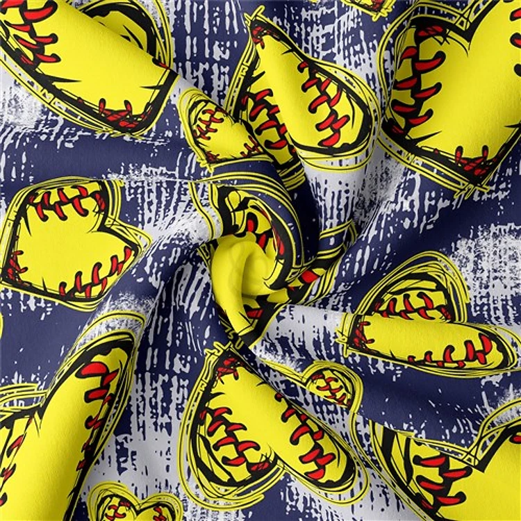 Softball Double Brushed Polyester Fabric Jersey Stretchy Soft Polyester Stretch Fabric
