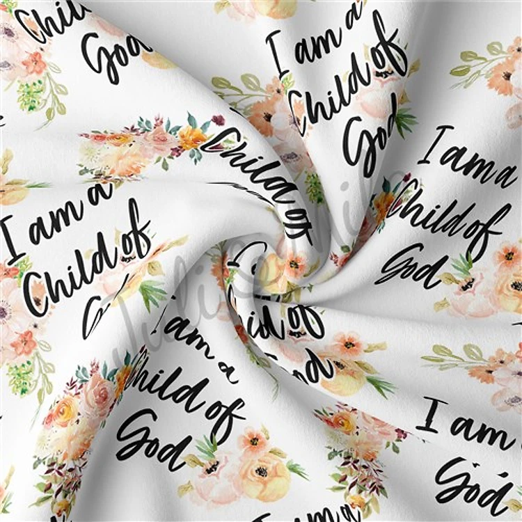 Childofgod Double Brushed Polyester Fabric Jersey Stretchy Soft Polyester Stretch Fabric