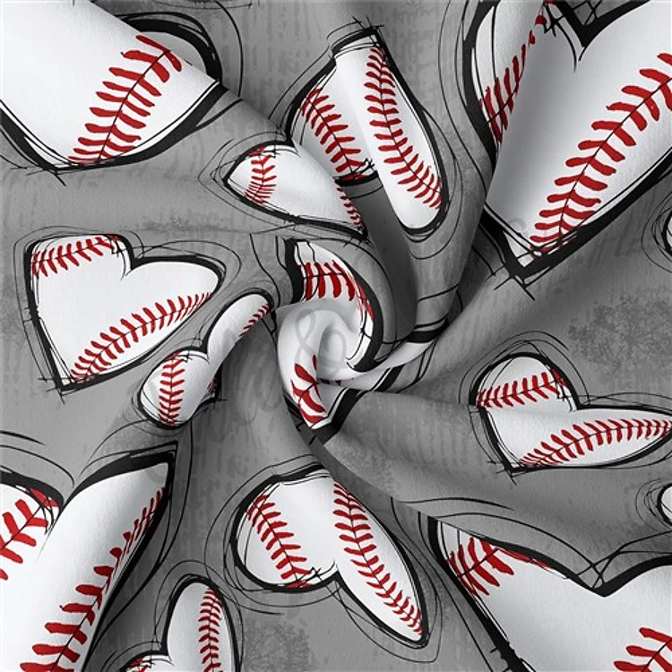 Baseball Double Brushed Polyester Fabric Jersey Stretchy Soft Polyester Stretch Fabric