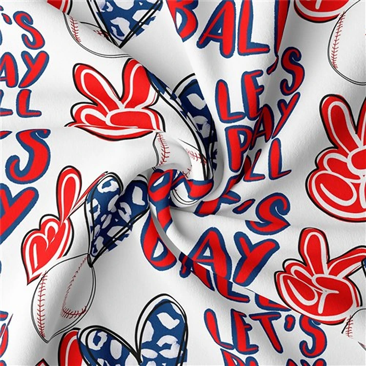 Baseball Double Brushed Polyester Fabric Jersey Stretchy Soft Polyester Stretch Fabric