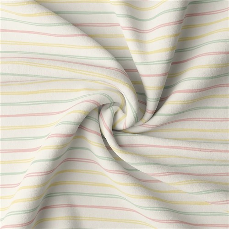 Easter Double Brushed Polyester Fabric Jersey Stretchy Soft Polyester Stretch Fabric