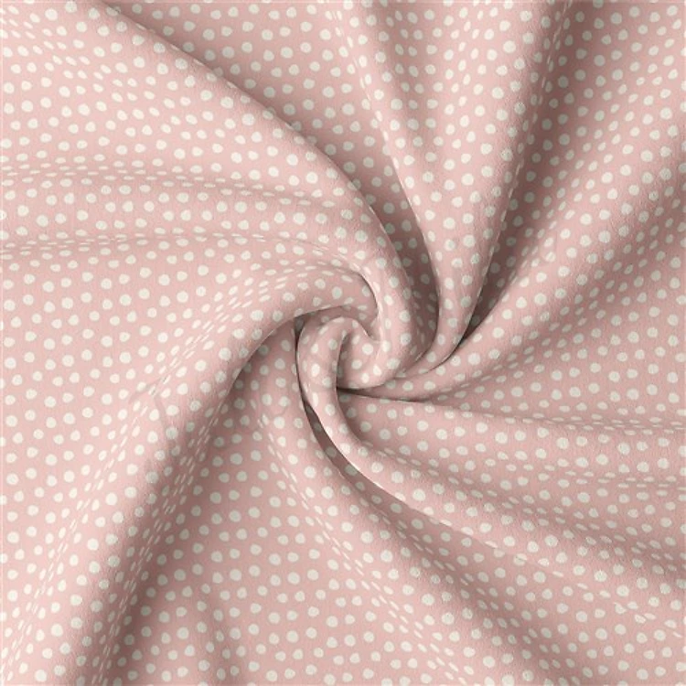 Easter Double Brushed Polyester Fabric Jersey Stretchy Soft Polyester Stretch Fabric